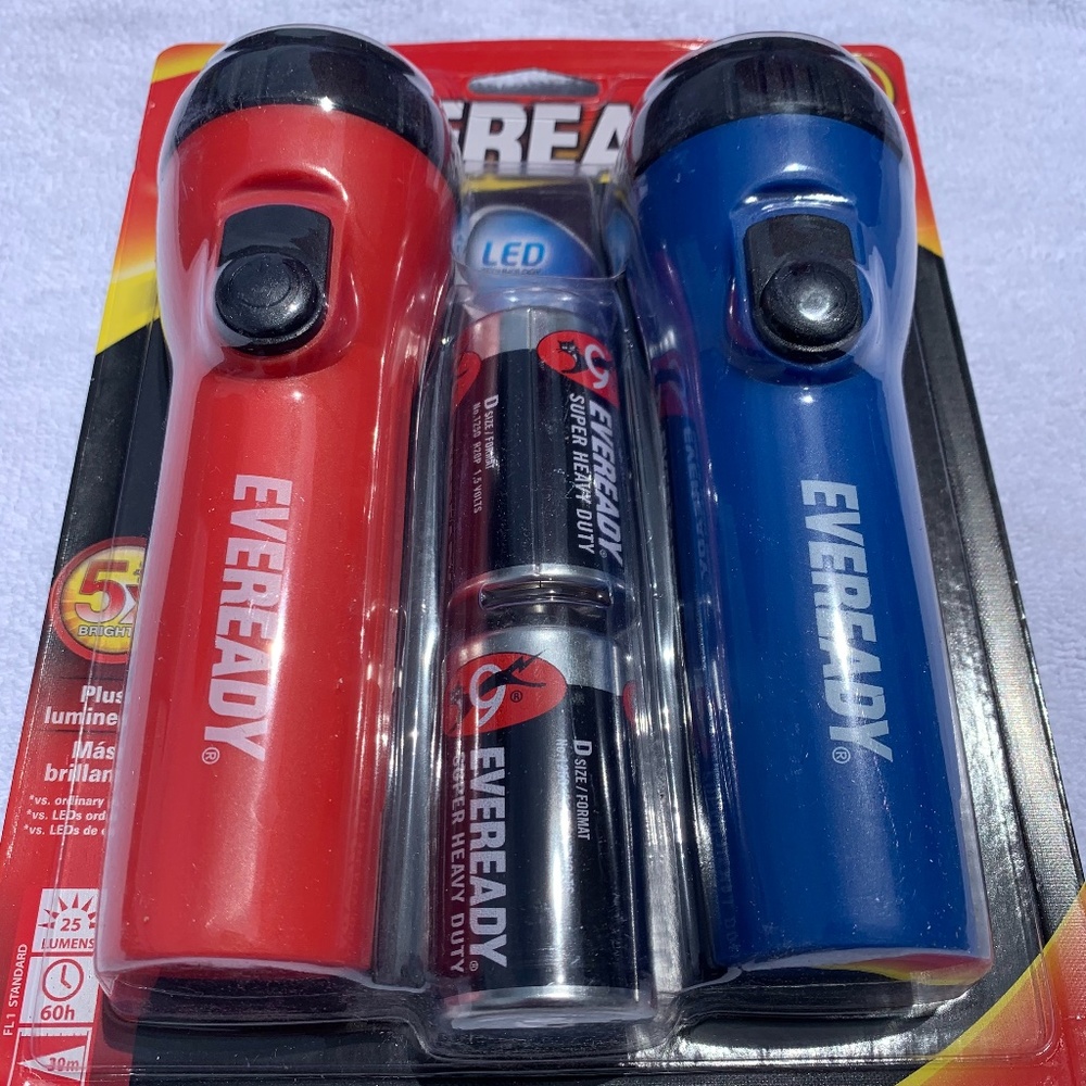 Eveready LED Flashlight 2-Pack